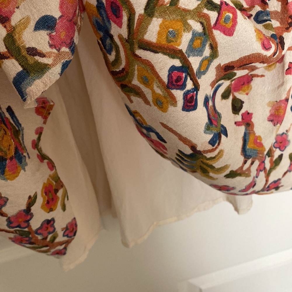 Sezane Floral Midi Skirt - Multicolor - Picture 8 of 12